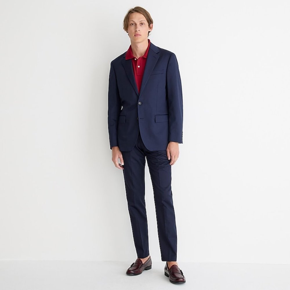 NWT J Crew Ludlow Classic Fit Sport Coat Blazer 38S Short Duca Visconti Italy - Picture 7 of 7